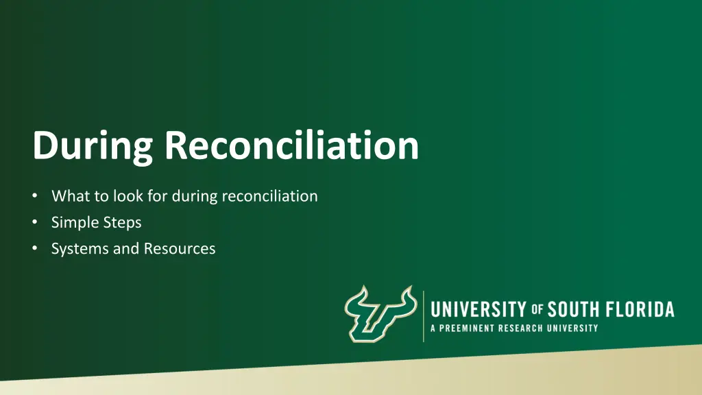 during reconciliation