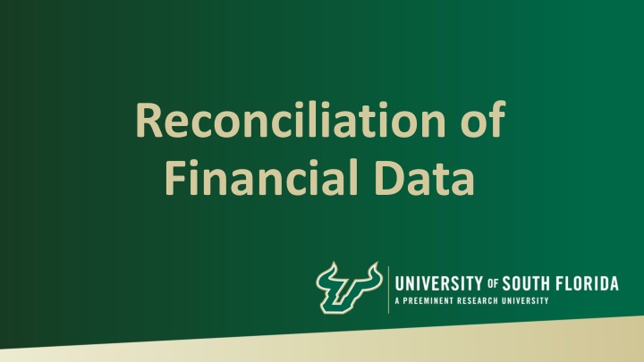 reconciliation of financial data