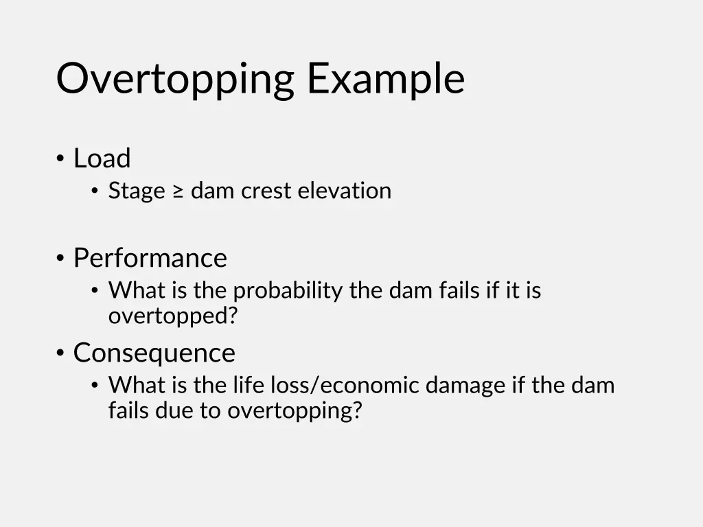 overtopping example