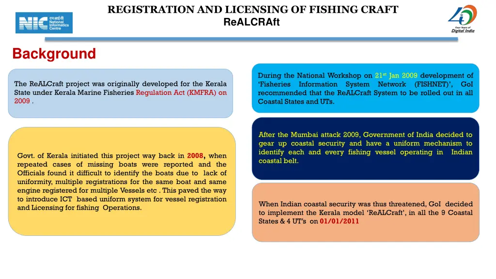 registration and licensing of fishing craft 1