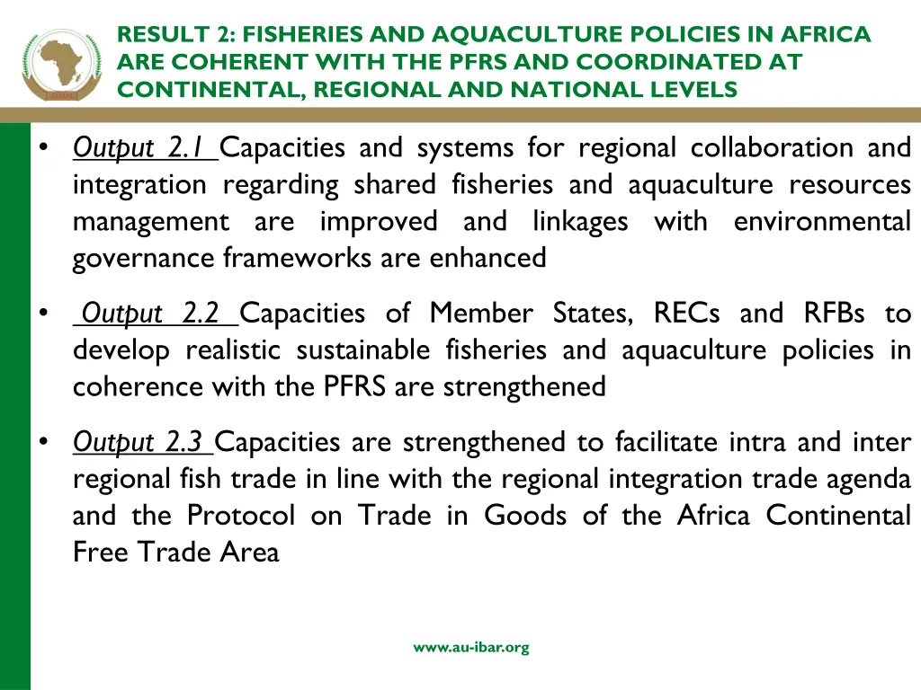 result 2 fisheries and aquaculture policies