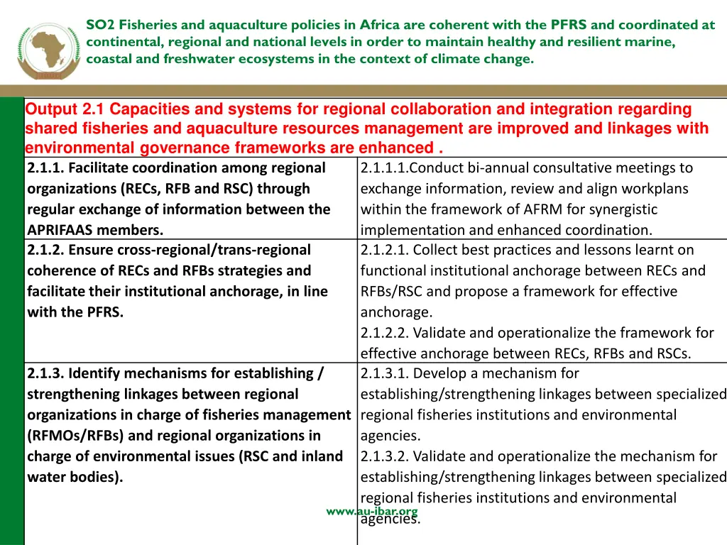 so2 fisheries and aquaculture policies in africa