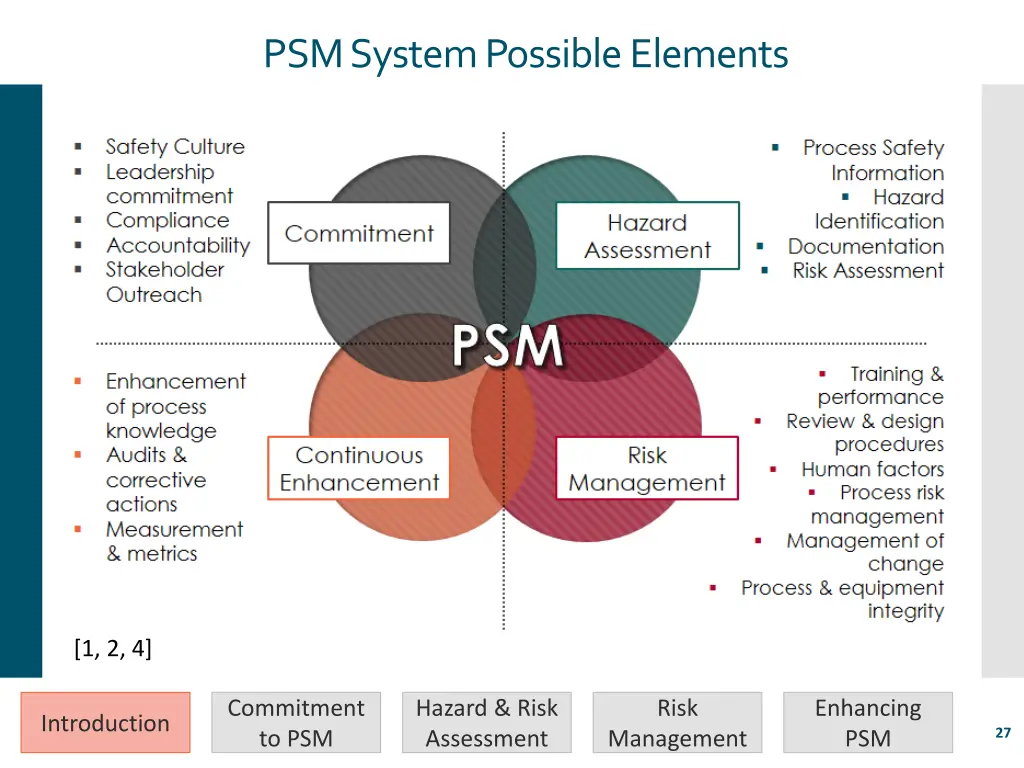 psm system possible elements