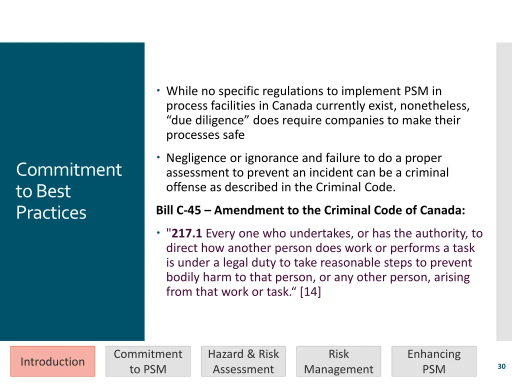 while no specific regulations to implement