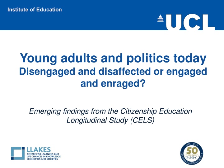 young adults and politics today disengaged