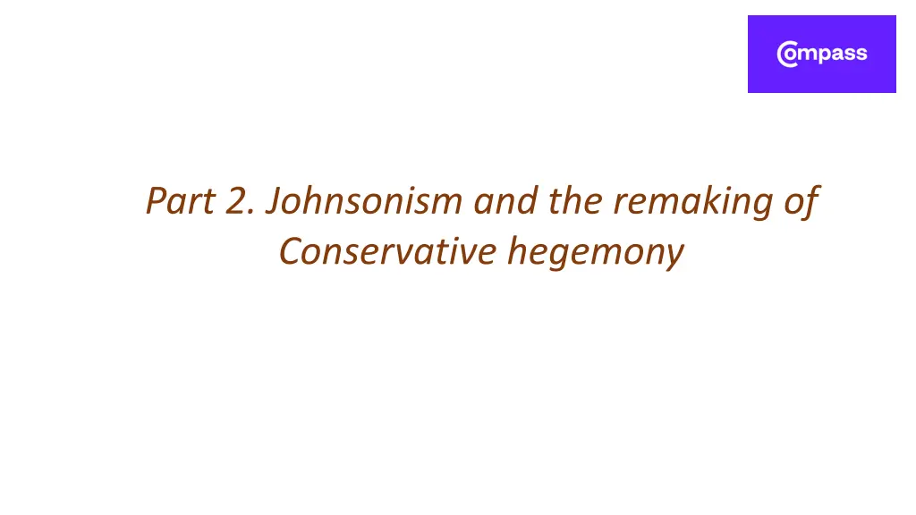 part 2 johnsonism and the remaking