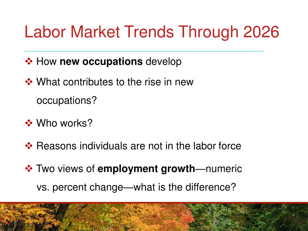 labor market trends through 2026