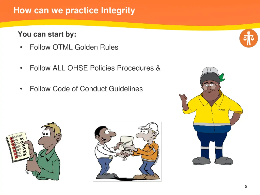 how can we practice integrity