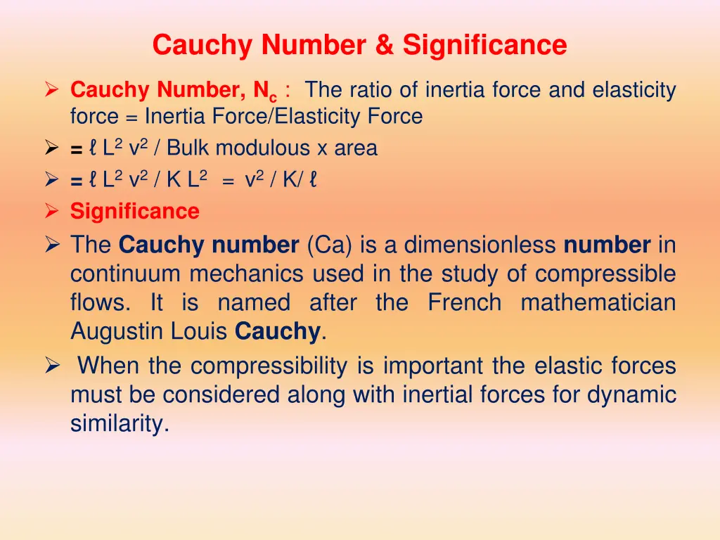 cauchy number significance