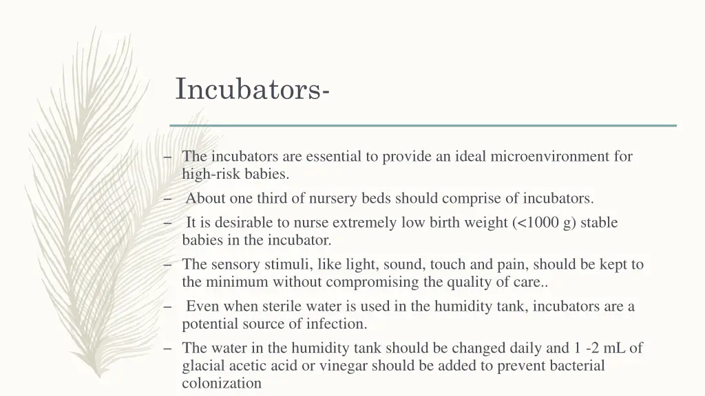 incubators