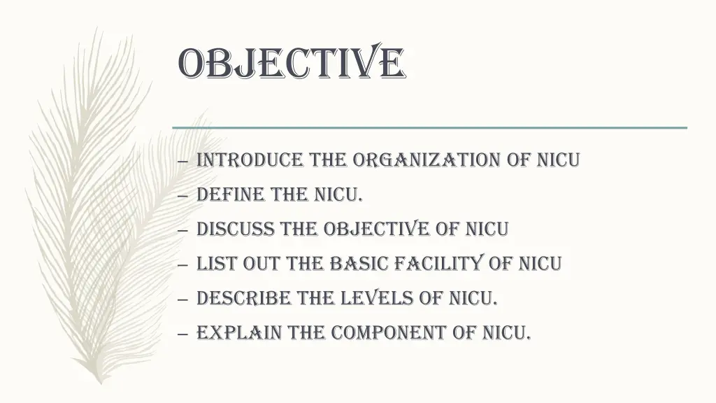 objective