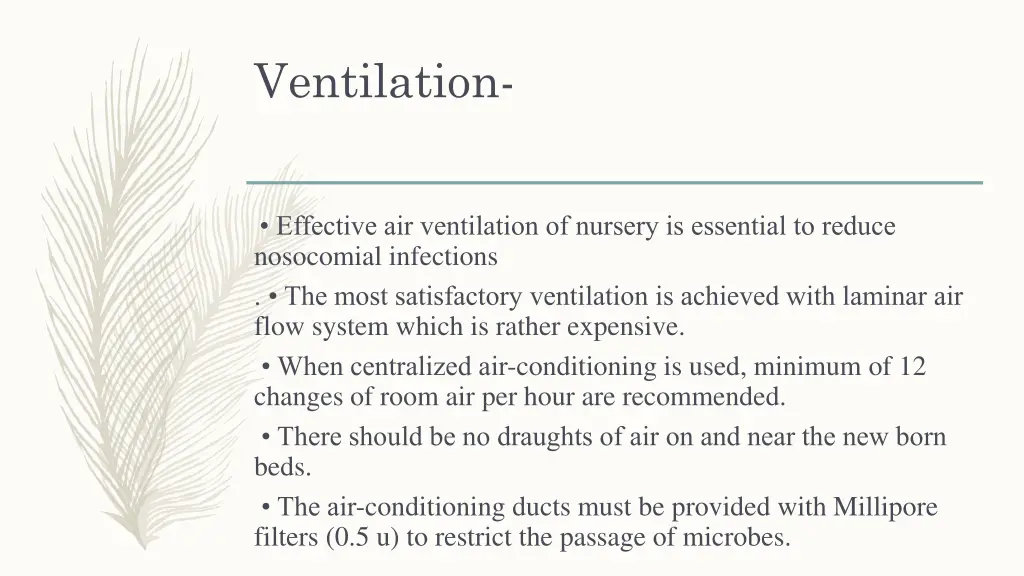 ventilation