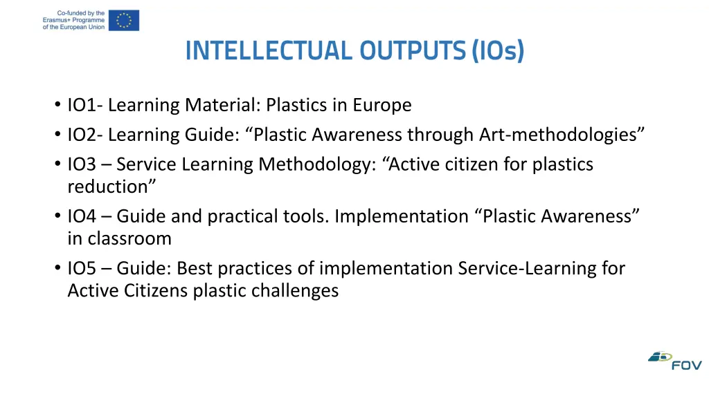 io1 learning material plastics in europe