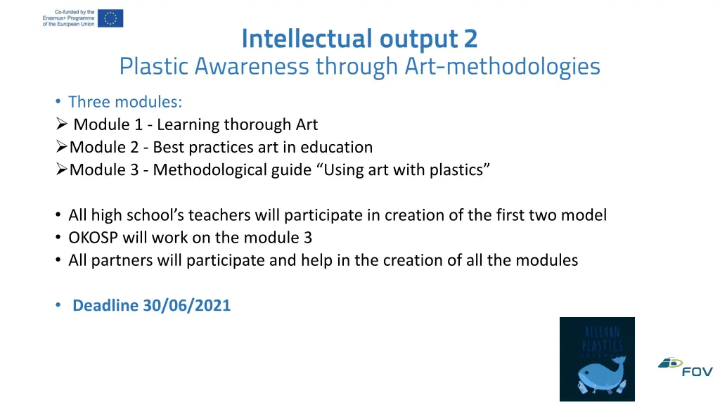 three modules module 1 learning thorough