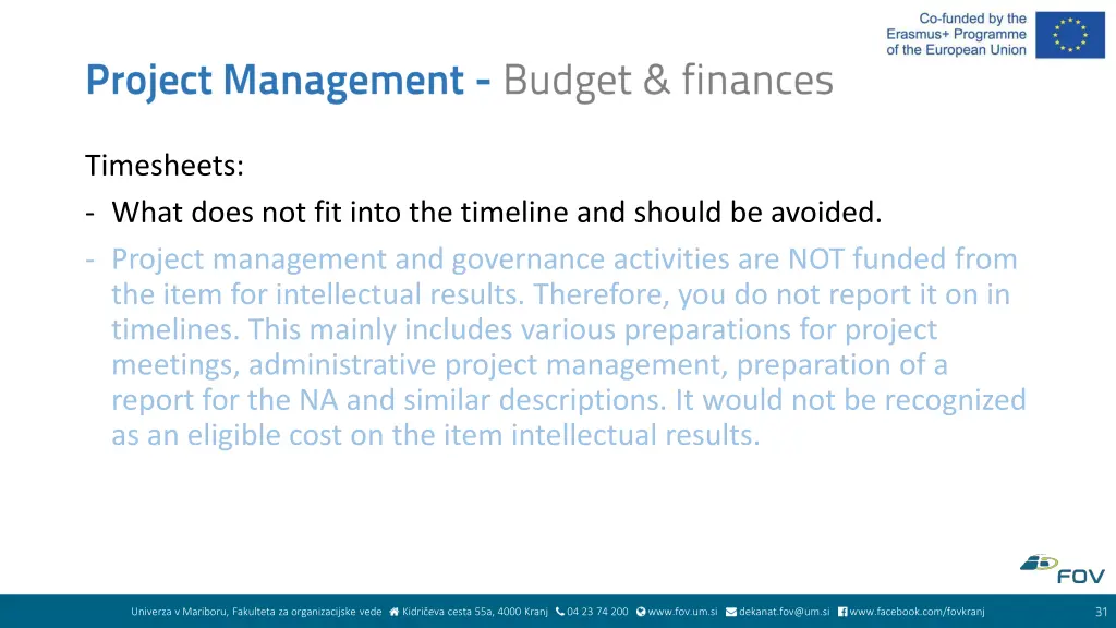 timesheets what does not fit into the timeline