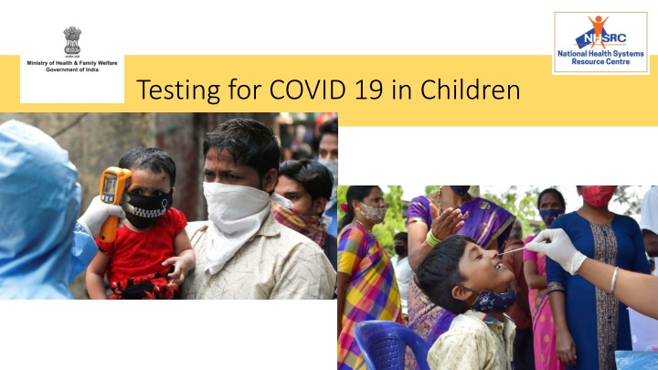 testing for covid 19 in children