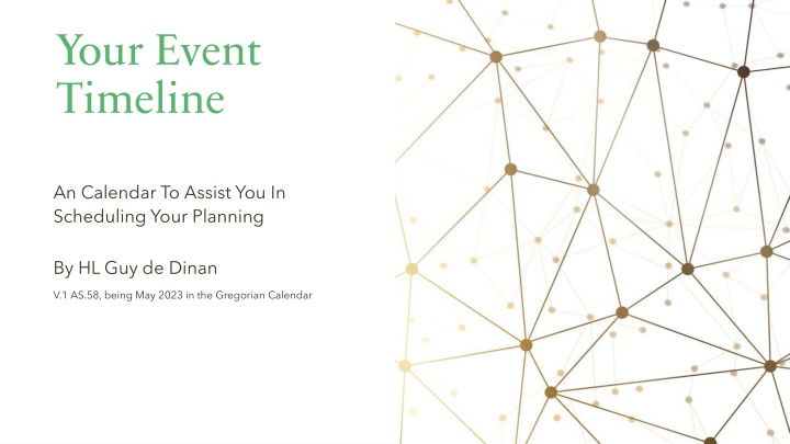 your event timeline