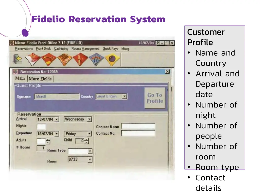 fidelio reservation system