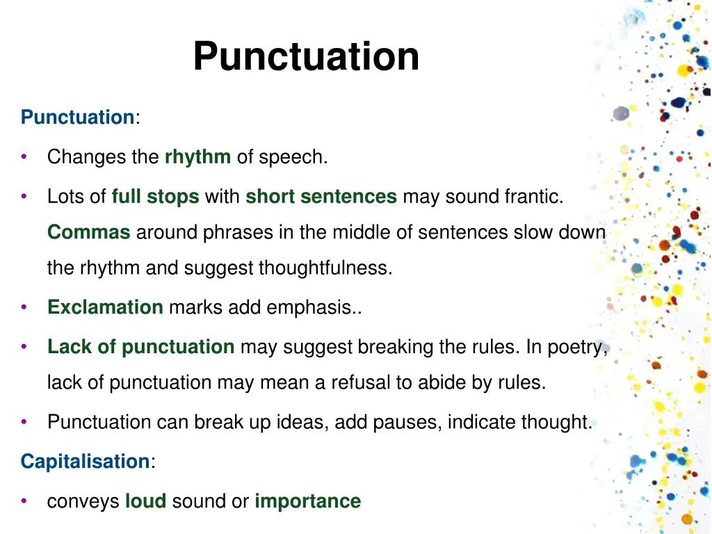 punctuation