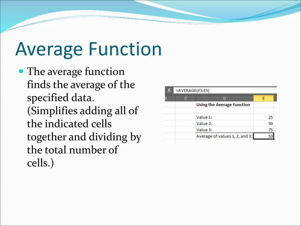 average function