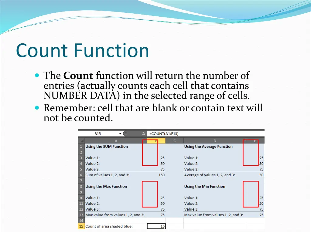 count function