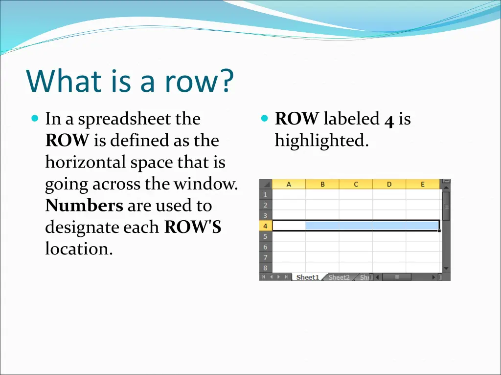 what is a row