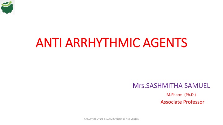 anti arrhythmic agents anti arrhythmic agents