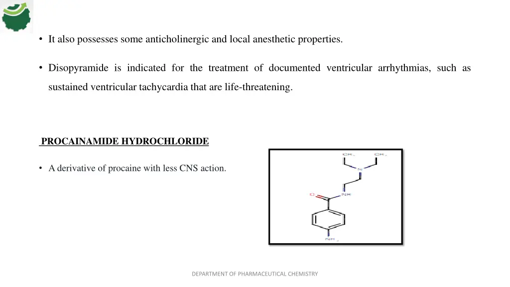 it also possesses some anticholinergic and local