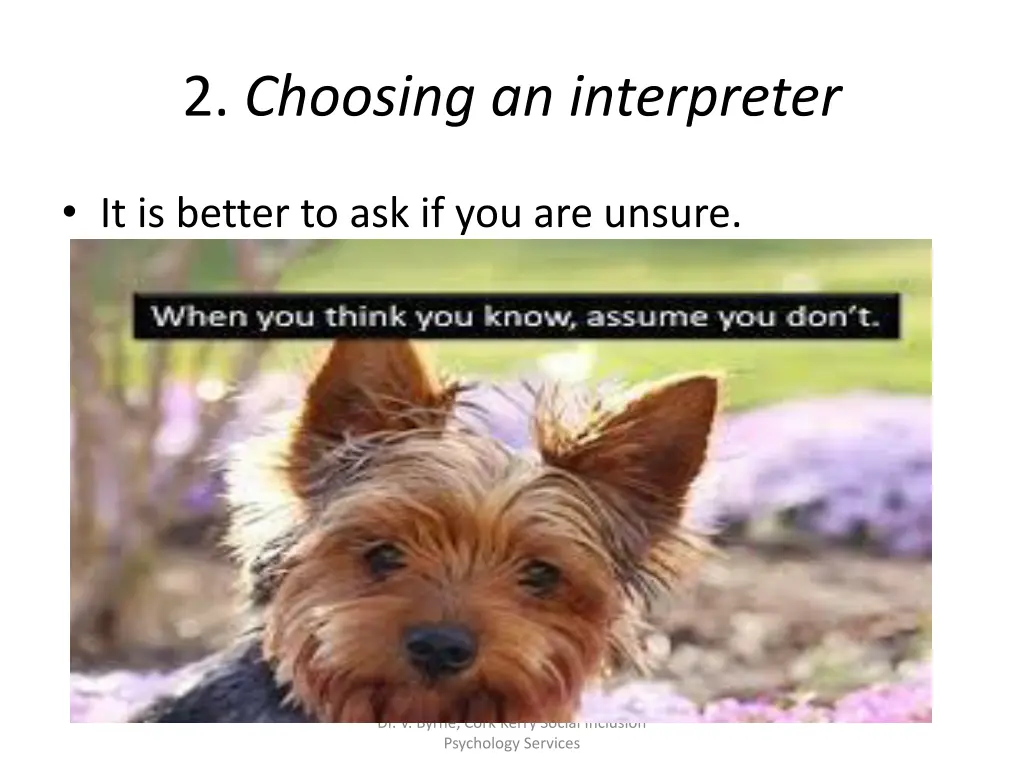 2 choosing an interpreter 1