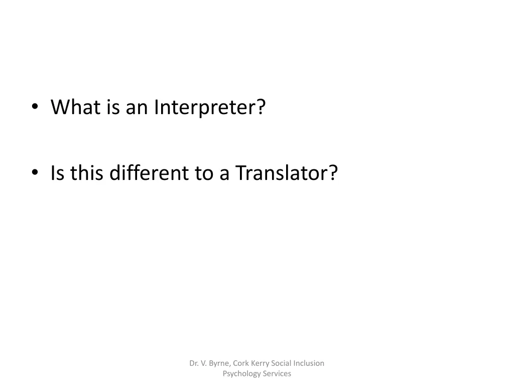 what is an interpreter