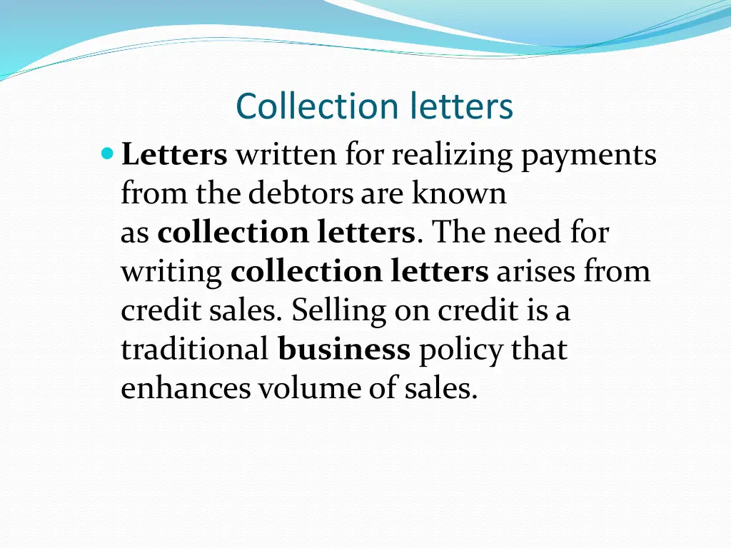 collection letters letters written for realizing