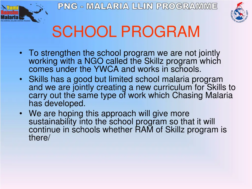 png malaria llin programme 4