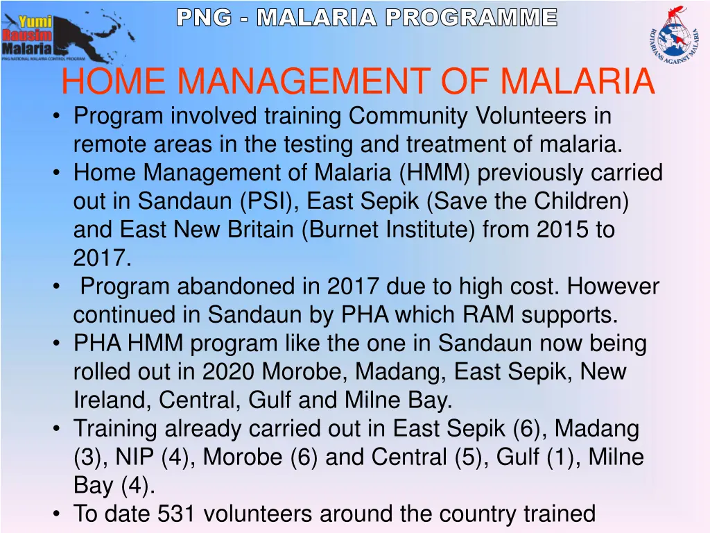 png malaria programme 17