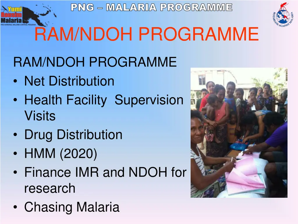 png malaria programme