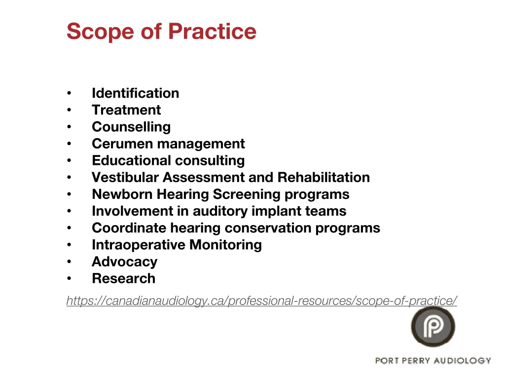 scope of practice