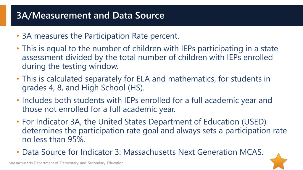 3a measurement and data source