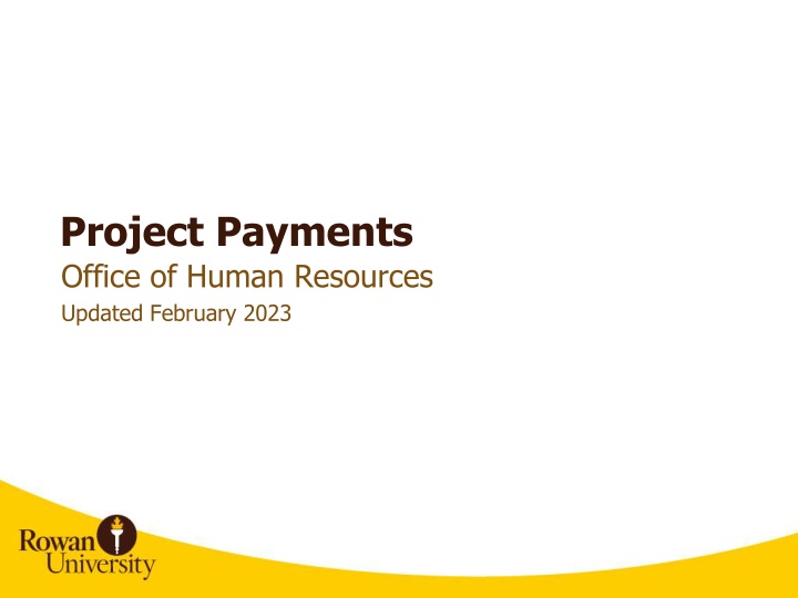 project payments