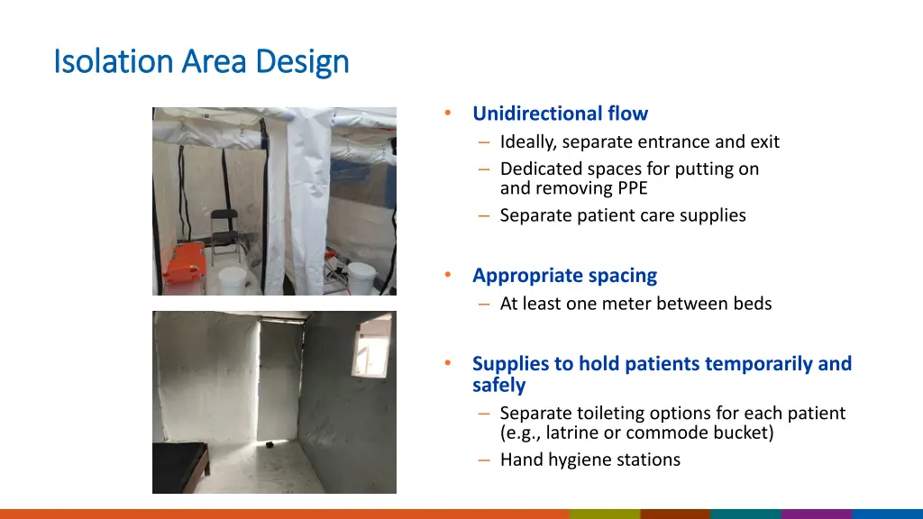 isolation area design isolation area design