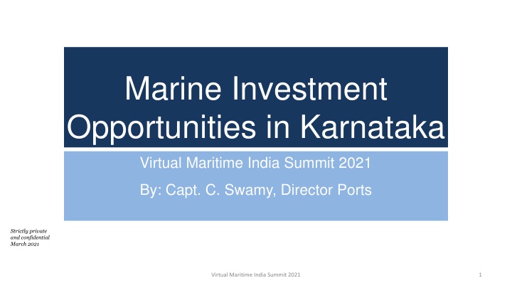 marine investment opportunities in karnataka