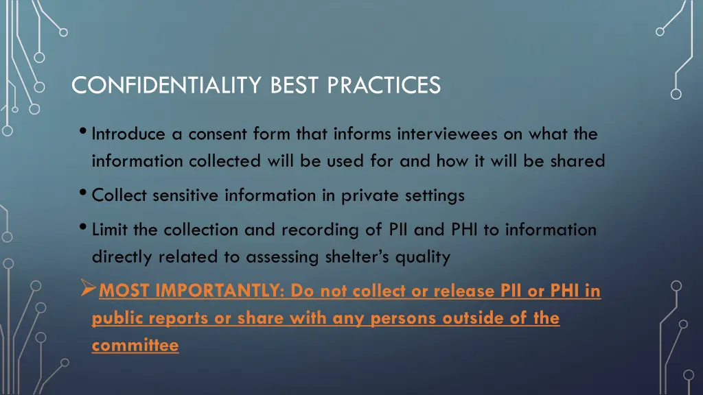 confidentiality best practices