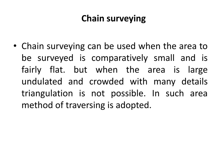 chain surveying