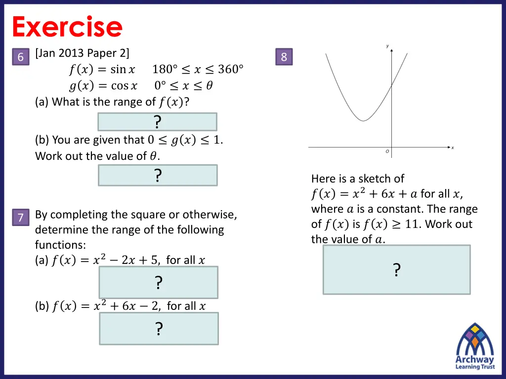 exercise jan 2013 paper