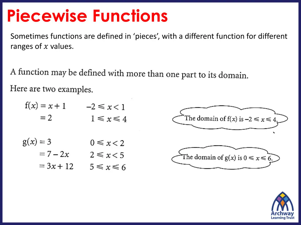 piecewise functions 2