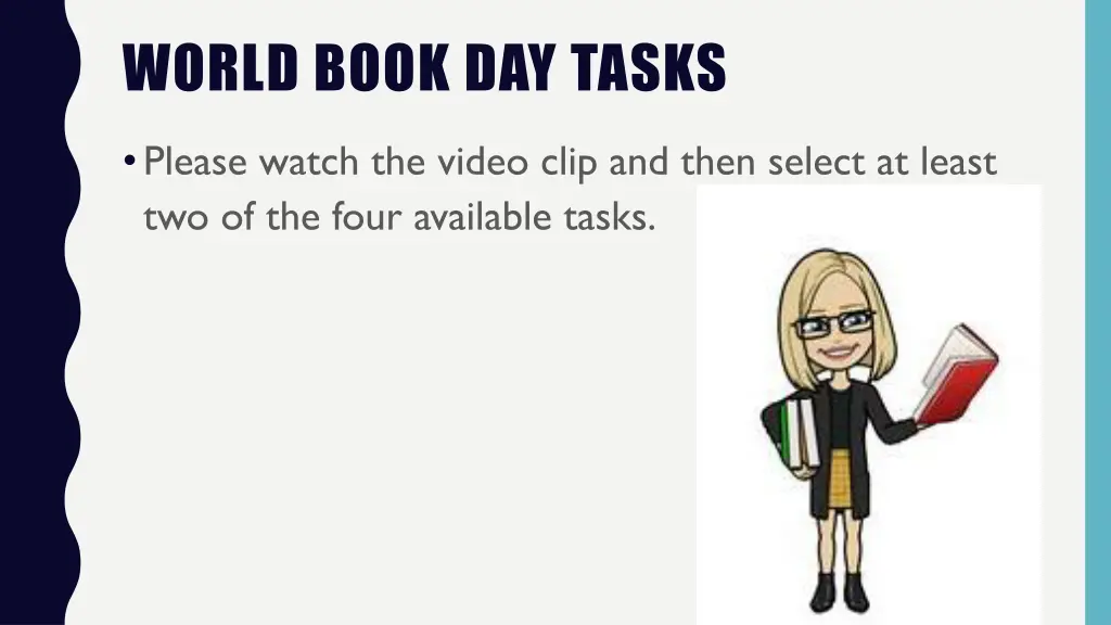 world book day tasks