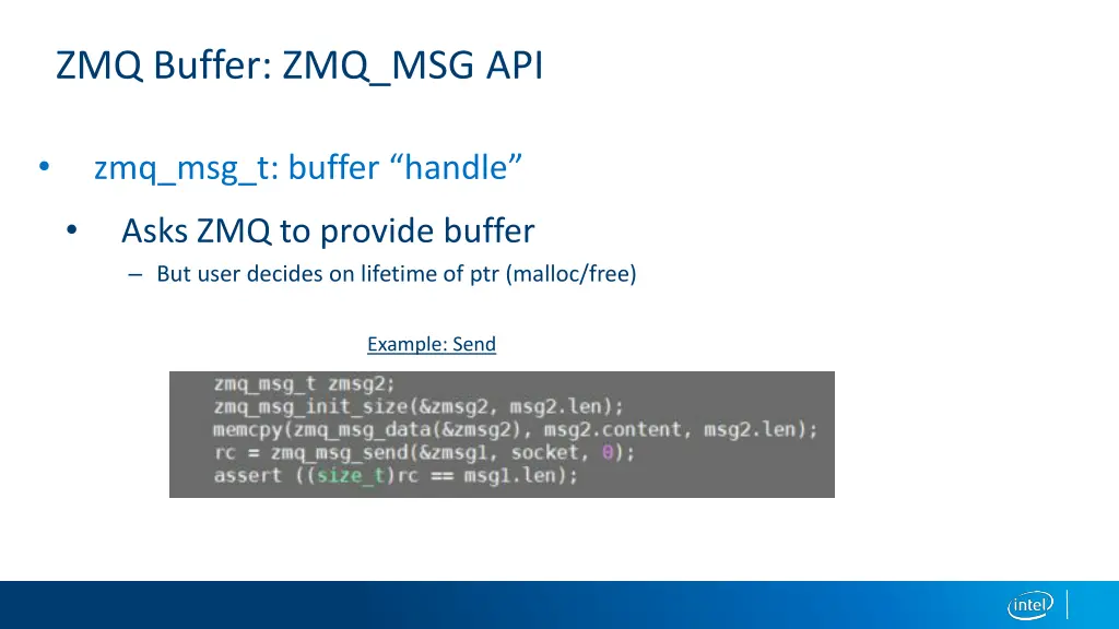 zmq buffer zmq msg api