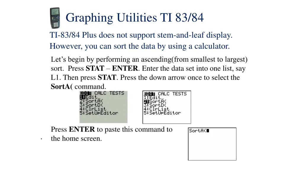 graphing utilities ti 83 84