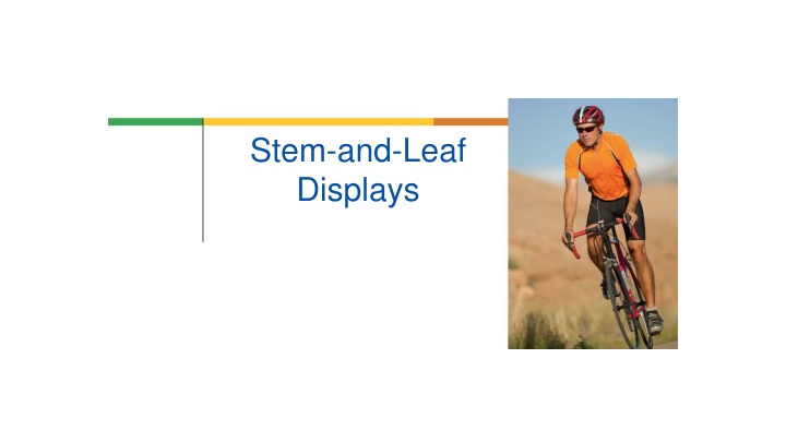 stem and leaf displays