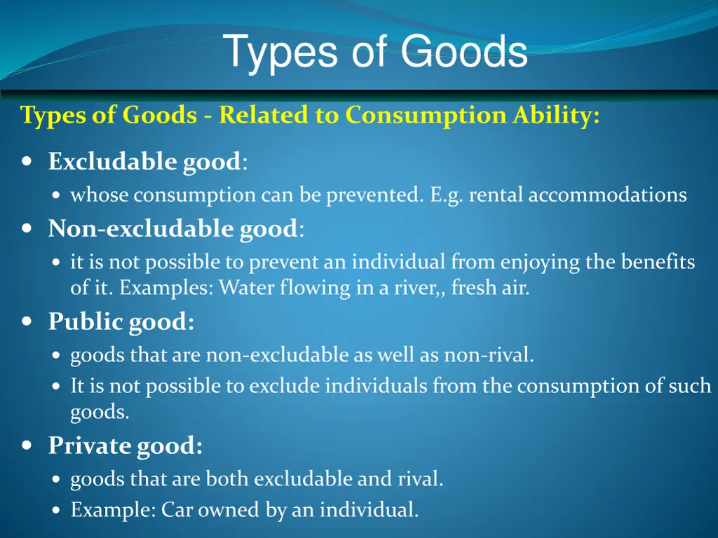 types of goods 3