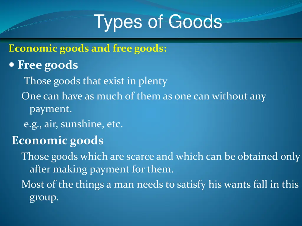 types of goods 4