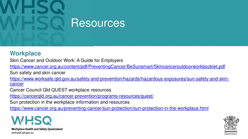 resources